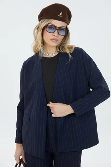 Костюм брючный 178048 синяя полоска LM (Лаборатория моды)