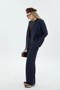 Костюм брючный 178048 синяя полоска LM (Лаборатория моды)