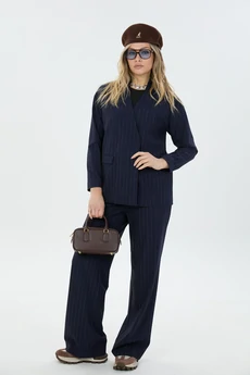 Костюм брючный 178048 синяя полоска LM (Лаборатория моды)