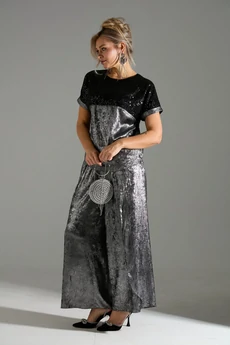 Костюм брючный 180143 серый шиммер LM (Лаборатория моды)