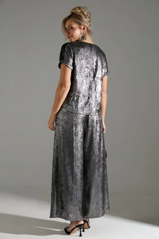 Костюм брючный 180143 серый шиммер LM (Лаборатория моды)