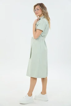 Платье 3095 мятная клетка LM (Лаборатория моды)