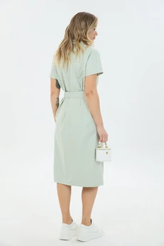 Платье 3095 мятная клетка LM (Лаборатория моды)