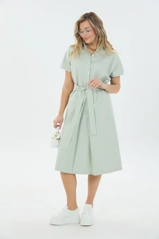 Платье 3095 мятная клетка LM (Лаборатория моды)