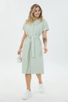 Платье 3095 мятная клетка LM (Лаборатория моды)