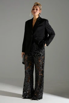 Костюм брючный 43040 черный LM (Лаборатория моды)