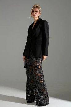 Костюм брючный 43040 черный LM (Лаборатория моды)