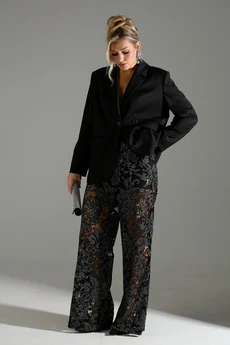 Костюм брючный 43040 черный LM (Лаборатория моды)