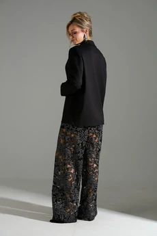 Костюм брючный 43040 черный LM (Лаборатория моды)