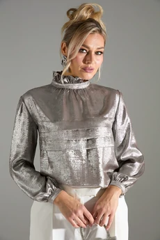 Костюм брючный 710146 бежевый шиммер LM (Лаборатория моды)