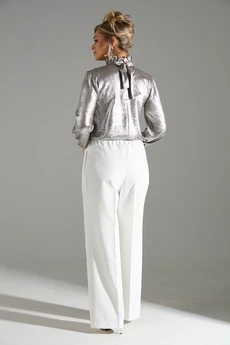 Костюм брючный 710146 бежевый шиммер LM (Лаборатория моды)