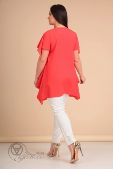 Туника 427 коралл Lady Line
