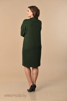Платье 1255 болотный Lady Style Classic