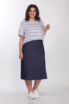 Костюм с платьем 1351-1 Lady Style Classic
