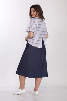 Костюм с платьем 1351-1 Lady Style Classic
