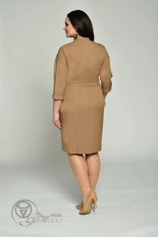 Платье 1623 бежевый Lady Style Classic