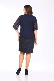 Костюм с платьем 1757-1 Lady Style Classic