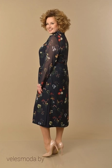 Комплект с платьем 1761-1 хризантемы Lady Style Classic
