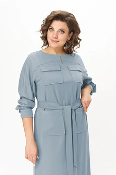 Платье 3017-1 голубые тона Lady Style Classic
