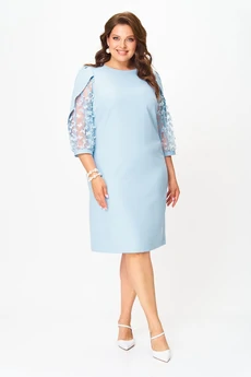 Платье 3062-3 голубой Lady Style Classic