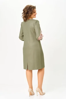Платье 3062 оливковый Lady Style Classic