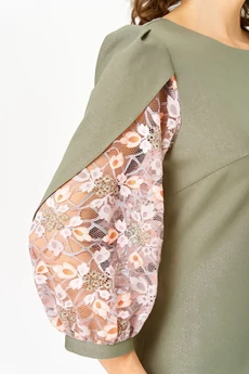 Платье 3062 оливковый Lady Style Classic