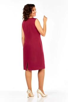 Костюм с платьем 3123-1 красный Lady Style Classic