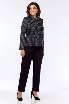 Костюм брючный 564 темно-синий Lady Style Classic