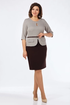Платье 788 бежевый Lady Style Classic