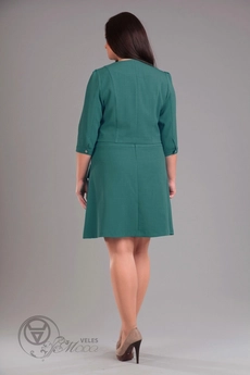 Костюм с юбкой 840 зеленый Lady Style Classic