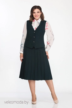Костюм с юбкой 1607 изумруд Ladysecret