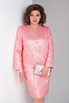 Костюм с юбкой 1628 розовый Ladysecret