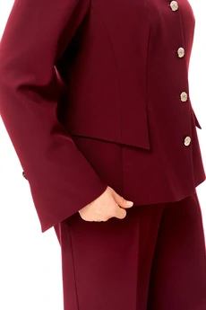 Костюм брючный 26254 бордовый Ladysecret