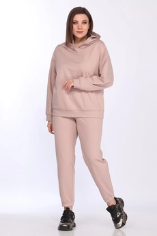Спортивный костюм 2784 розовый + черный Ladysecret