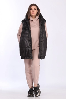 Спортивный костюм 2784 розовый + черный Ladysecret