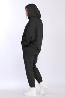Спортивный костюм 2785 черный+красный Ladysecret