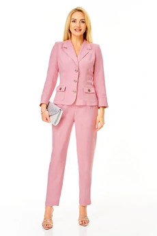Костюм брючный 2848-1 пудра DOGGI