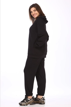 Спортивный костюм 2860 белый + черный Ladysecret