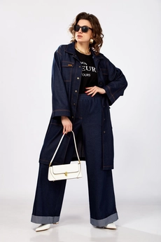 Костюм брючный 2990 синий Ladysecret
