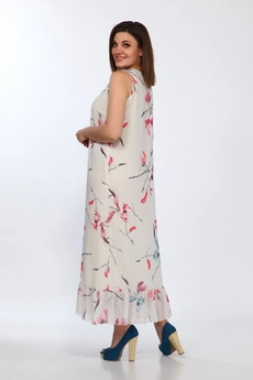 Костюм с платьем 3680 малиновый Ladysecret