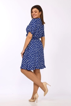 Платье 3698 василёк + горох Ladysecret