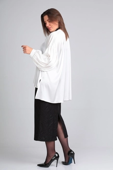 Костюм с платьем 3716 черный + белый Ladysecret