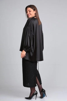 Костюм с платьем 3716 черный Ladysecret