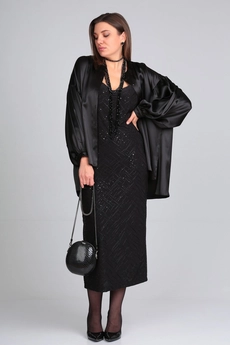Костюм с платьем 3716 черный Ladysecret