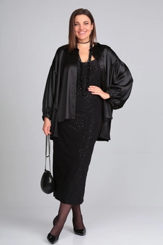 Костюм с платьем 3716 черный Ladysecret