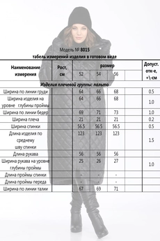 Пальто 8015 черный Ladysecret