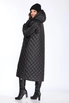 Пальто 8015 черный Ladysecret