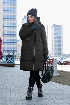 Пальто 8278 черный Ladysecret