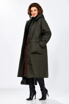 Пальто 8295 хаки Ladysecret