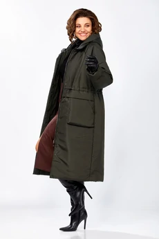 Пальто 8295 хаки Ladysecret